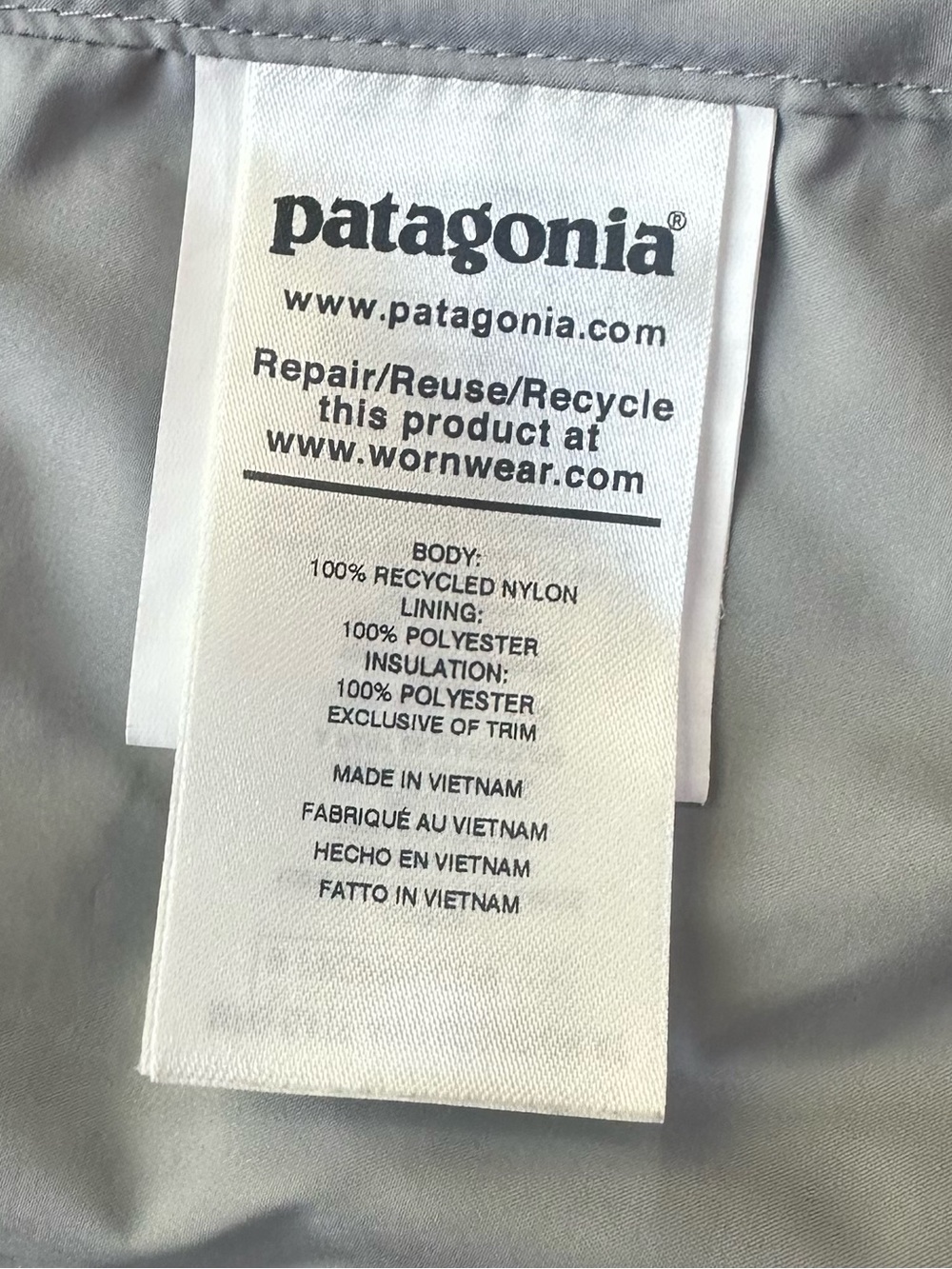 Patagonia “Radalie” Dark Gray Quilted Insulated Jacket Size Small Like New! - Picture 13 of 16